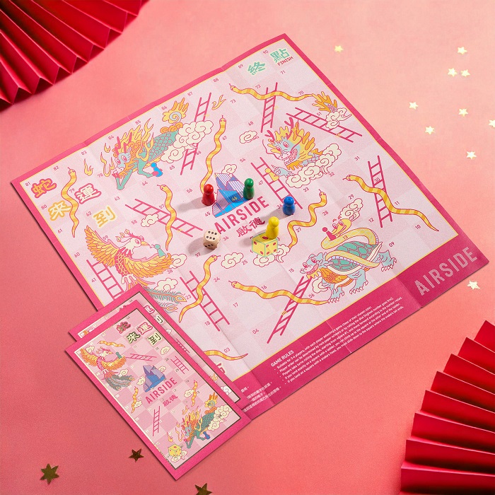 AIRSIDE’s Lunar New Year-exclusive “Snakes & Ladders” Red Packet and Chess Set